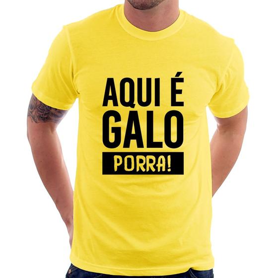 Imagem de Camiseta Aqui é galo  - Foca na Moda