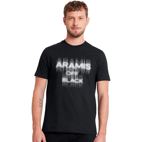 Imagem de Camiseta Aramis Blurred VE24 Preto Masculino