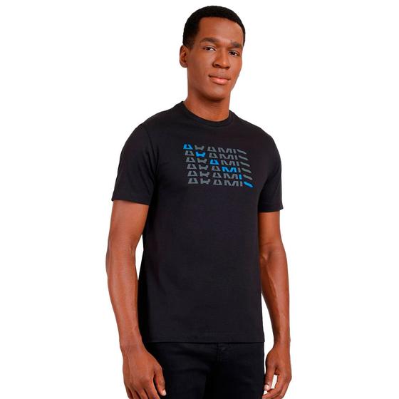 Imagem de Camiseta Aramis Move Lettering Repeat In24 Preto Masculino