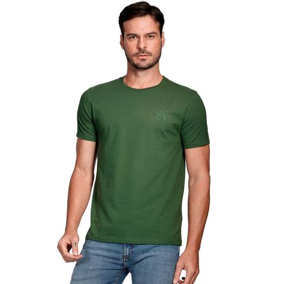 Imagem de Camiseta Aramis Pixel Outline Ve25 Verde Musgo Masculino