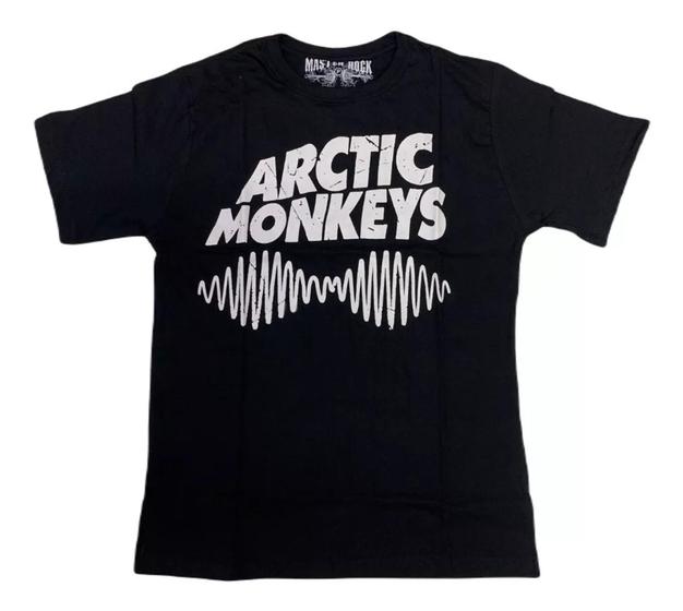 Imagem de Camiseta Arctic Monkeys Am Blusa Adulto Banda De Indie Rock Unissex Mr345 BM
