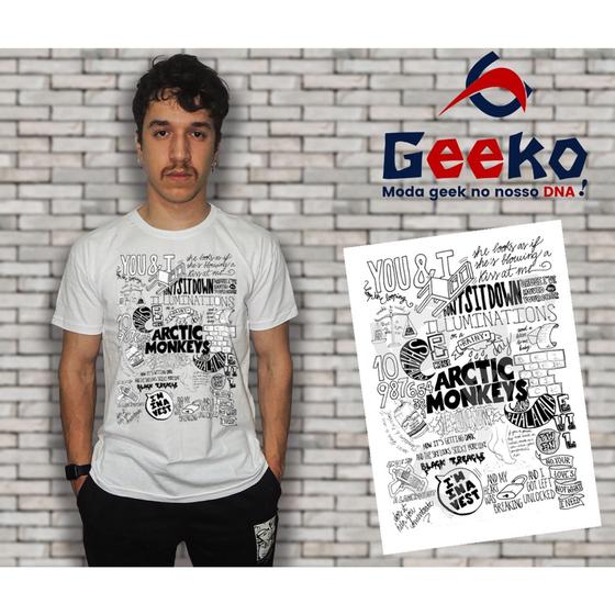 Imagem de Camiseta Arctic Monkeys Indie Alternativo Rock Geeko