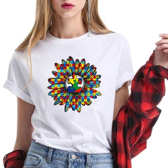 Imagem de Camiseta Autismo Flor Autista