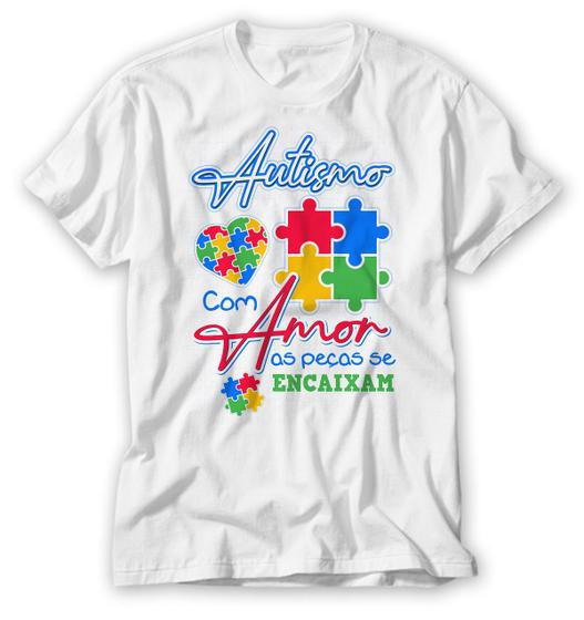 Imagem de Camiseta autista apenas uma maneira diferente de ver o mundo