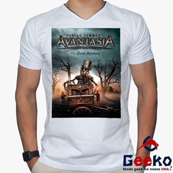 Imagem de Camiseta Avantasia 100% Algodão Rock Geeko