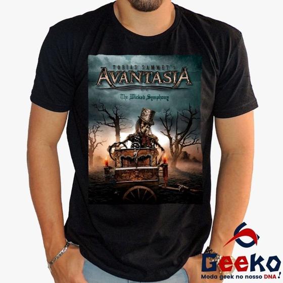 Imagem de Camiseta Avantasia 100% Algodão Rock Geeko