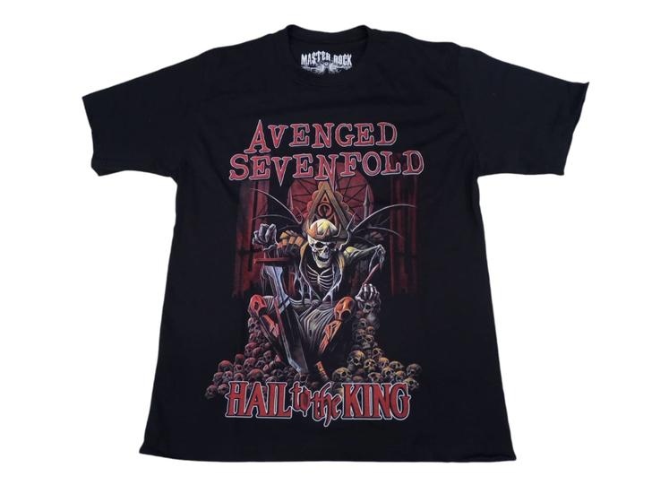 Imagem de Camiseta Avenged Sevenfold A7x Blusa Adulto Banda de Rock MRA7X2