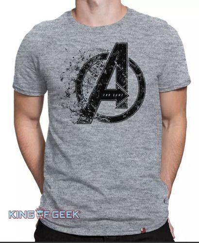 Imagem de Camiseta Avengers Vingadores Logo Endgame Capitão America