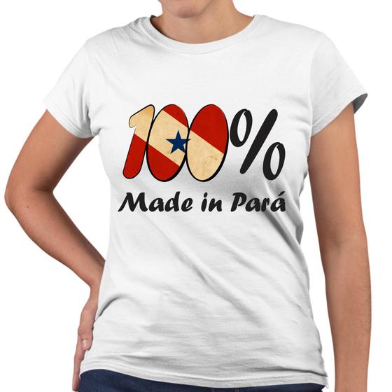 Imagem de Camiseta Baby Look 100% Made in Pará