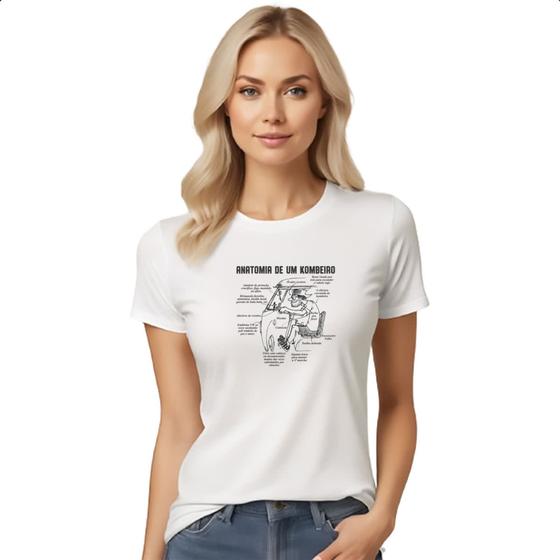 Imagem de Camiseta Baby Look Anatomia de um kombeiro