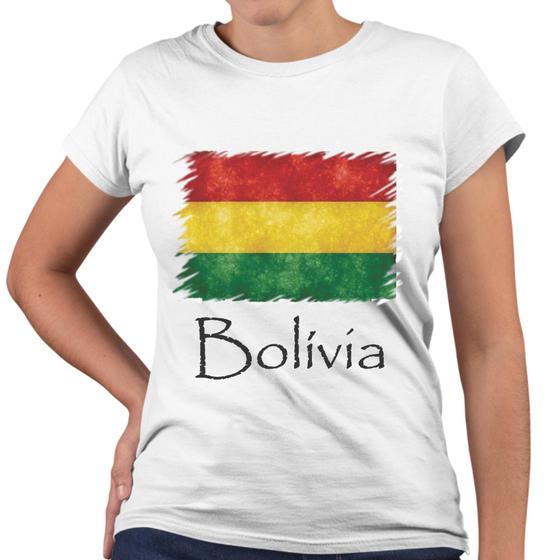 Imagem de Camiseta Baby Look Bolívia Bandeira País