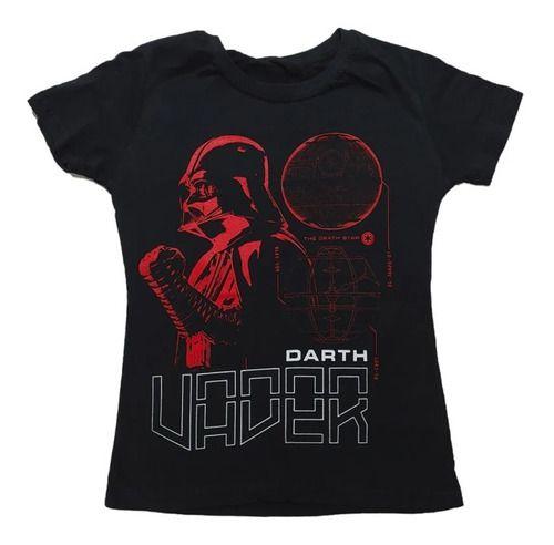 Imagem de Camiseta Baby Look Darth Vader Star Wars Piticas Dark Side