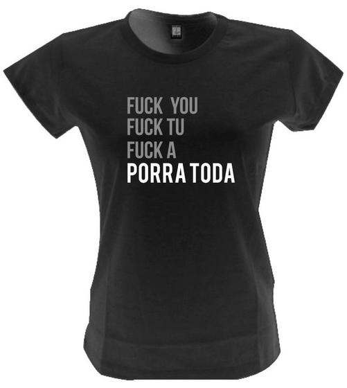 Imagem de Camiseta Baby Look Divertida Fuck You Princesa Desbocada Moda