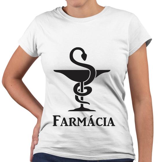 Imagem de Camiseta Baby Look Farmácia Profissão