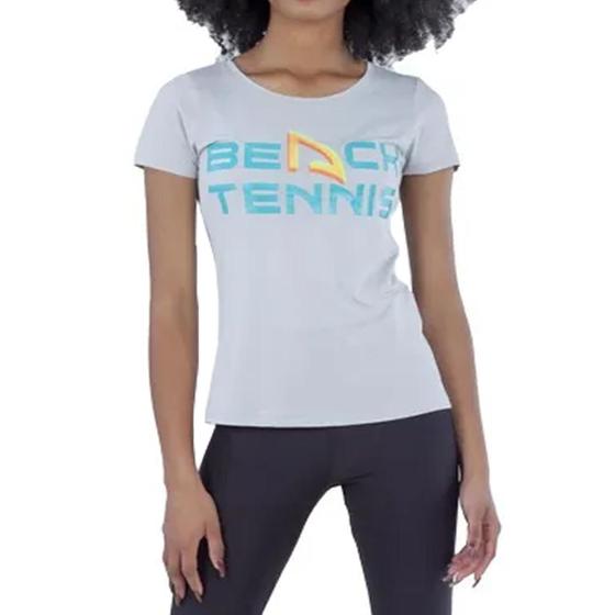 Imagem de Camiseta Baby Look Feminina Beach Tennis Shark