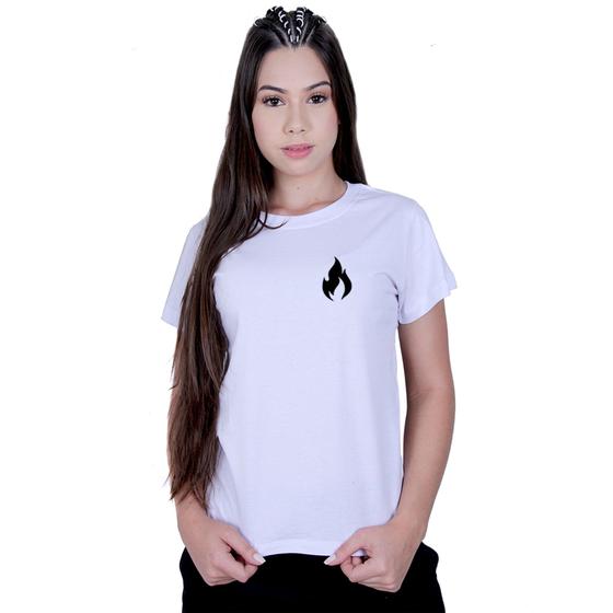 Imagem de Camiseta Baby Look Feminina Fire Fogo Chamas