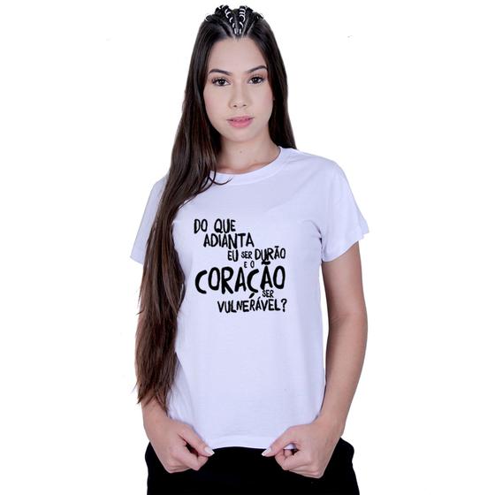 Imagem de Camiseta Baby Look Feminina Ser Durão Racionais Mcs