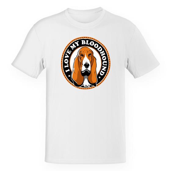 Imagem de Camiseta Baby Look I love my Bloodhound