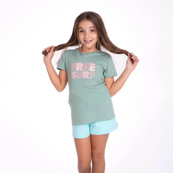 Imagem de Camiseta Baby Look Infantil FreeSurf