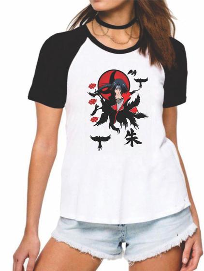 Imagem de Camiseta Baby Look Itachi Uchia modelo 2