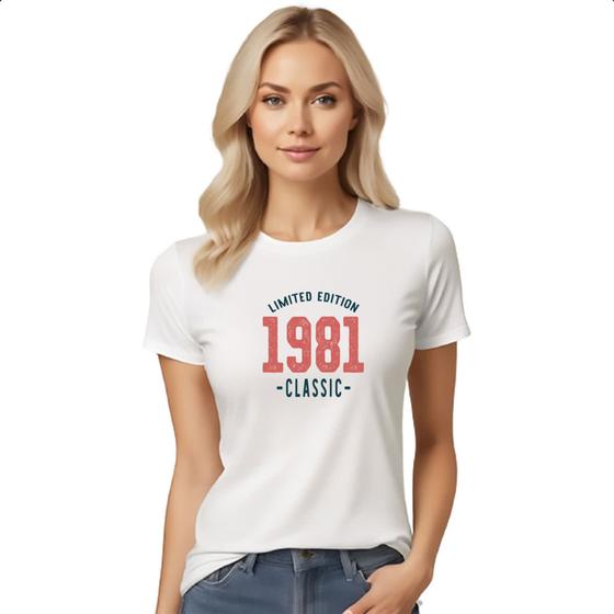 Imagem de Camiseta Baby Look Limited Edition Classic 1981