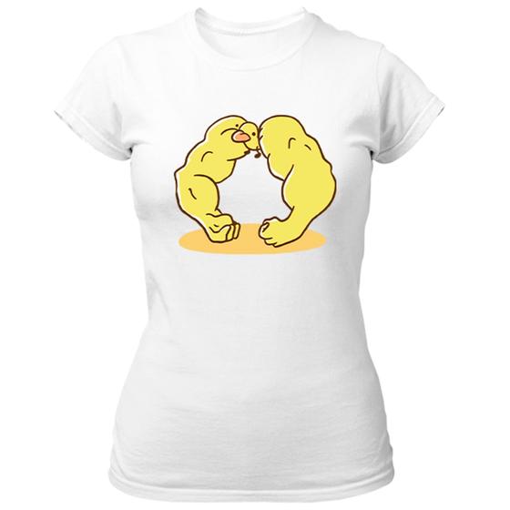 Imagem de Camiseta Baby Look Pato Maromba Academia