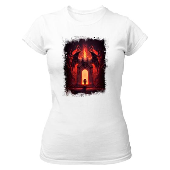 Imagem de Camiseta Baby Look  Portal do inferno 5