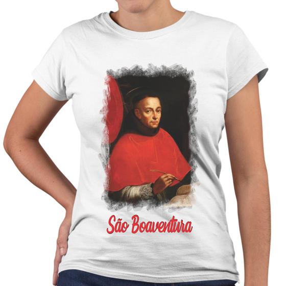 Imagem de Camiseta Baby Look São Boaventura Religiosa Igreja