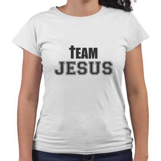 Imagem de Camiseta Baby Look Team Jesus Gospel Religiosa Cristo