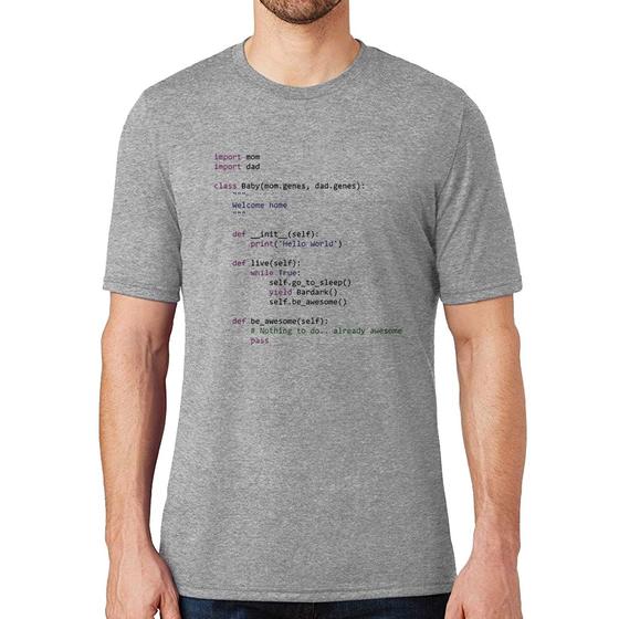 Imagem de Camiseta Baby Python Code - Foca na Moda