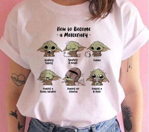 Camiseta Baby Yoda The Mandalorian Star Wars Menor preço em Camiseta Baby Yoda The Mandalorian Star Wars