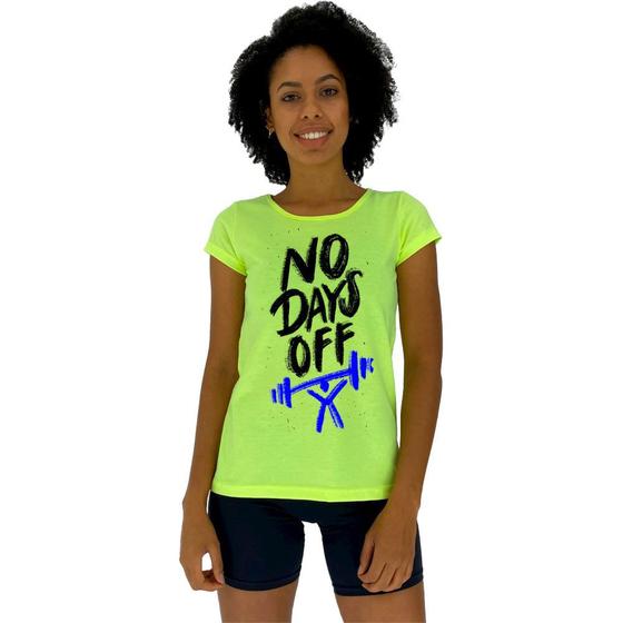 Imagem de Camiseta Babylook Feminina MXD Conceito Sem dias de Folga