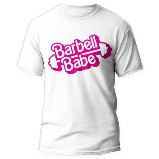 Imagem de Camiseta Barbie BodyBuilder Treino Fofo Academia 3