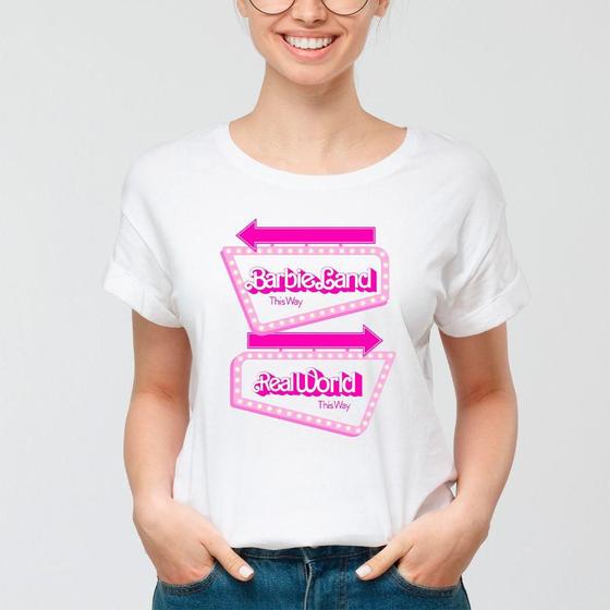 Imagem de Camiseta Barbie Branca P - Fun Divirta-se