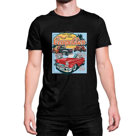 Imagem de Camiseta Basica Algodão Competition Carros Vintage Antigo