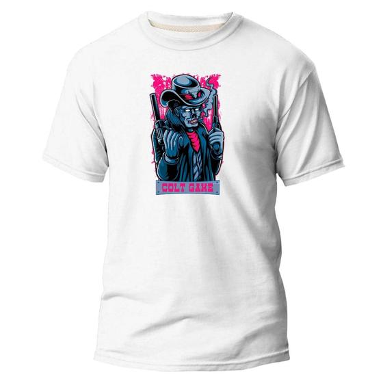 Imagem de Camiseta Básica Algodão Premium Estampa Digital Colt Gamer