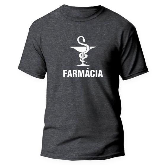 Imagem de Camiseta Básica Algodão Premium Estampa Digital Farmácia DTF