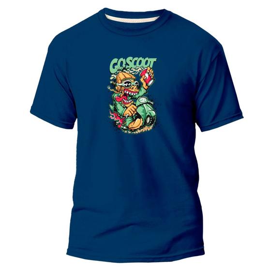 Imagem de Camiseta Básica Algodão Premium Estampa Digital Moto Boy