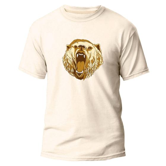 Imagem de Camiseta Básica Algodão Premium Estampa Digital Urso Gold 