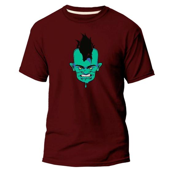 Imagem de  Camiseta Basica Algodão Premium Estampa Digital Zumbi Verde