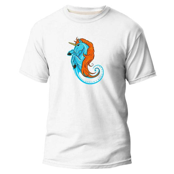 Imagem de Camiseta Basica Algodão Premium Estampada Cavalo Marinho