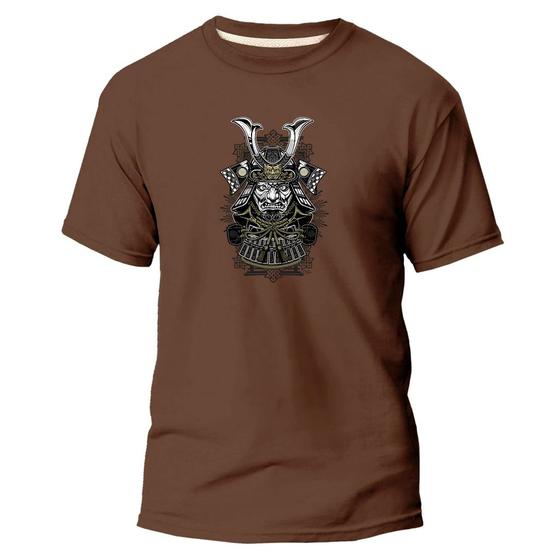 Imagem de  Camiseta Basica Algodão Premium Estampada Japonês Samurai