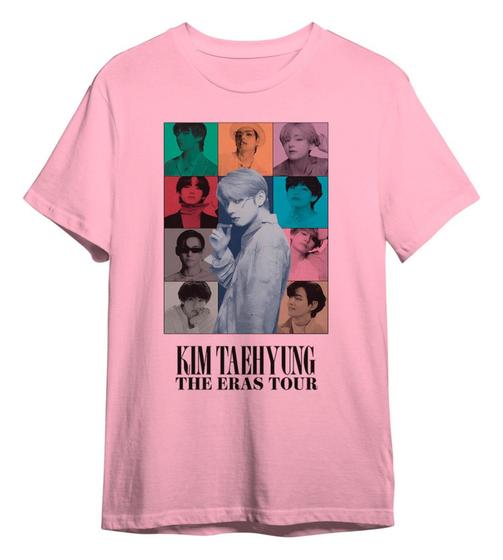 Imagem de Camiseta Básica Bts The Eras Kim Taheyung Camisa Algodão Unissex