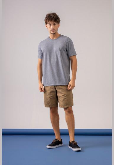 Imagem de Camiseta Básica em Malha Listrada Just Basic