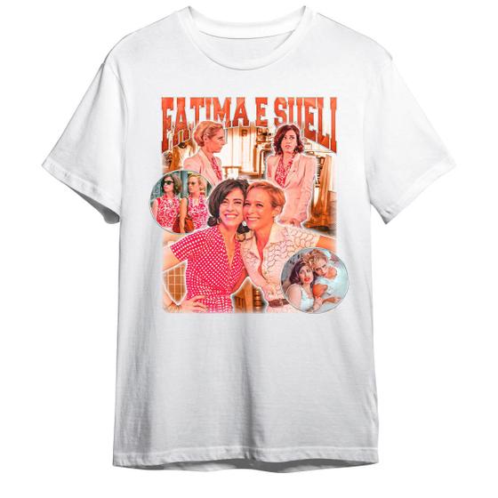 Imagem de Camiseta Basica Fatima E Sueli Novela Tapas E Beijos Graphic