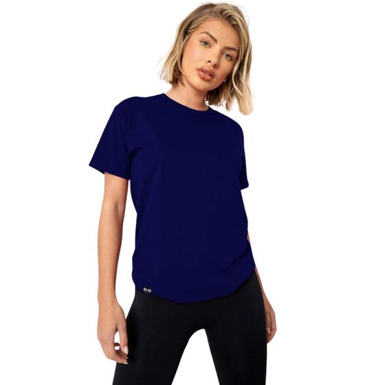 Imagem de Camiseta Básica Feminina Algodão Estilosa Slim Fitness