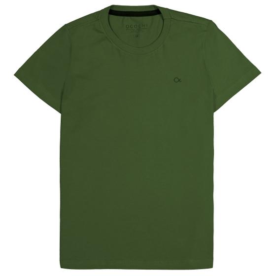 Imagem de Camiseta Básica Infantil Menino Verde Militar Ogochi