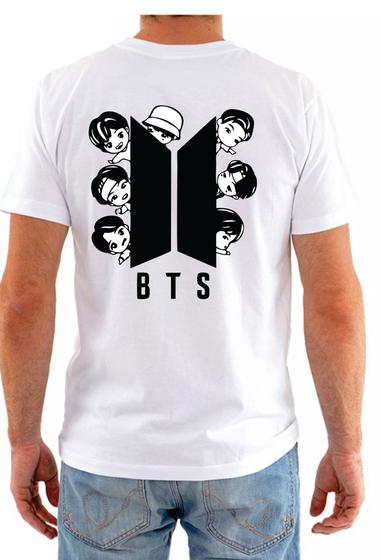 Imagem de Camiseta Básica K-pop BTS 100%Algodão