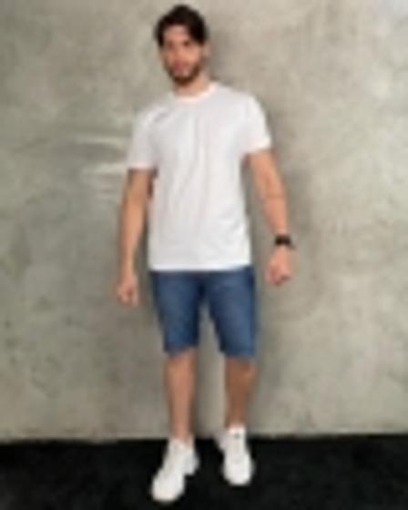 Camiseta Básica Lisa Chariots Branco M Imagem de Camiseta Básica Lisa Chariots Branco M