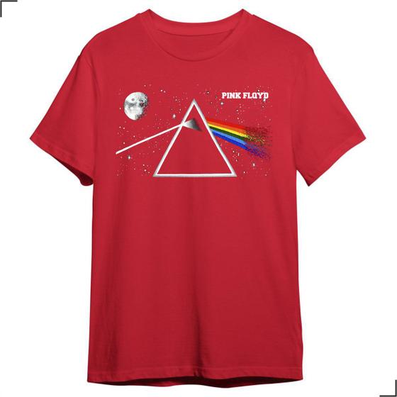 Imagem de Camiseta Básica Logo Personnalizada Retrô Banda Pink Floyd